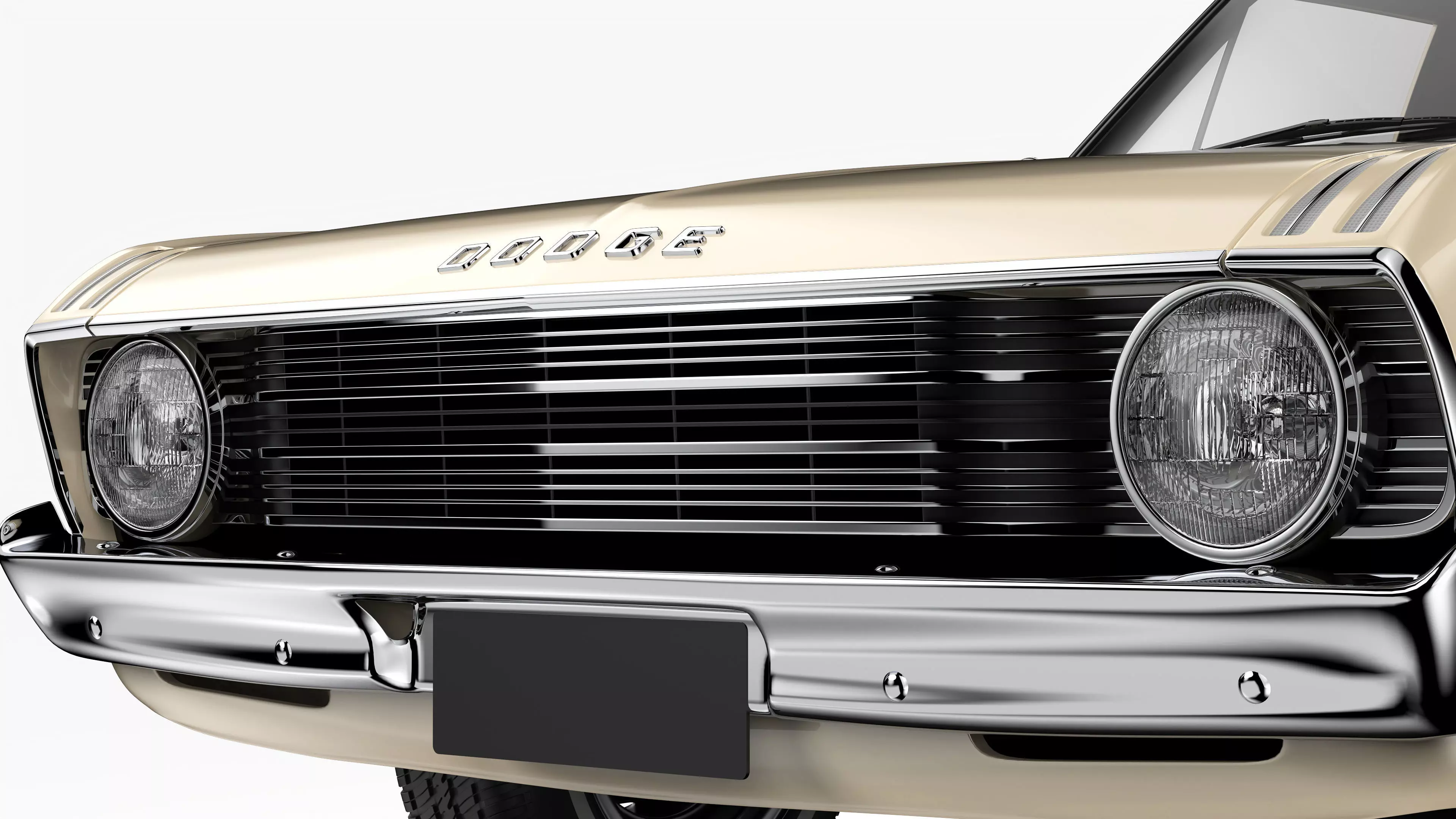 Dodge Valiant Ute VF 1967 - 1969 3D model_10