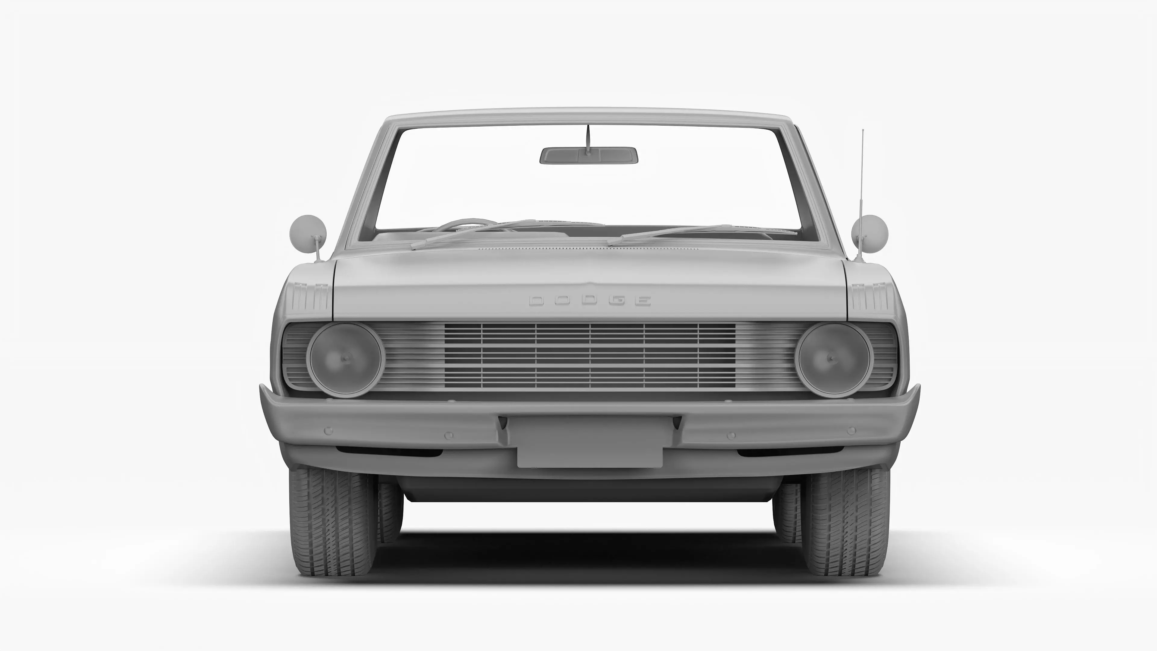 Dodge Valiant Ute VF 1967 - 1969 3D model_15