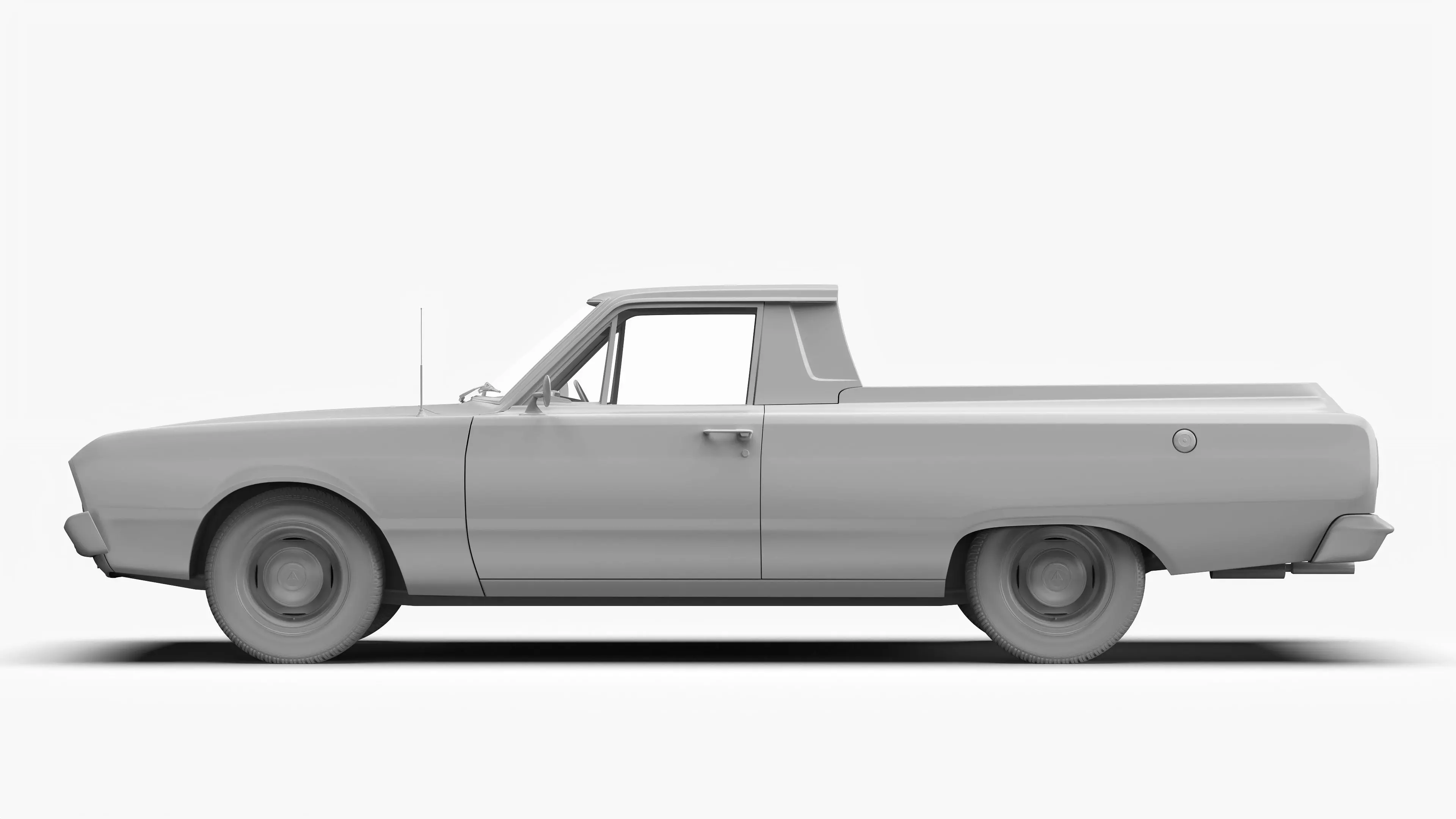 Dodge Valiant Ute VF 1967 - 1969 3D model_17