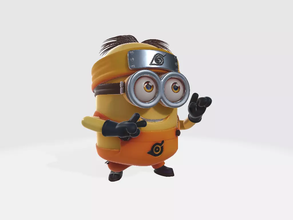 Minions Naruto Naruto Model 03 3D print model_0