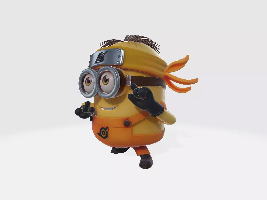 Minions Naruto Naruto Model 03 3D print model_1