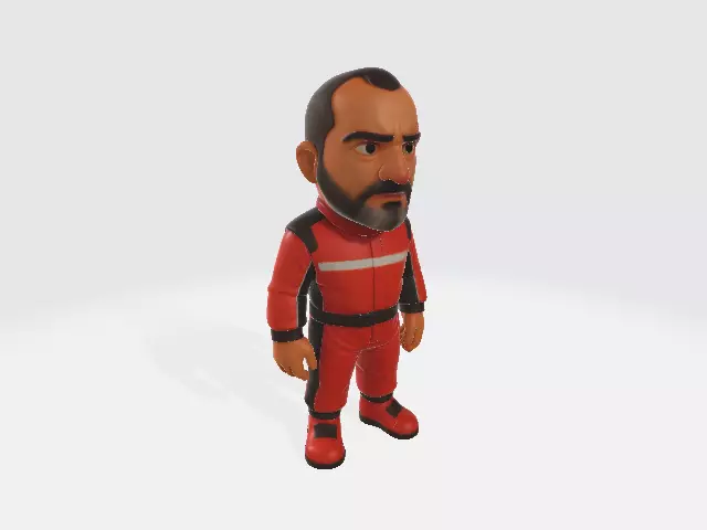 Several Humans Player F1 3D print model