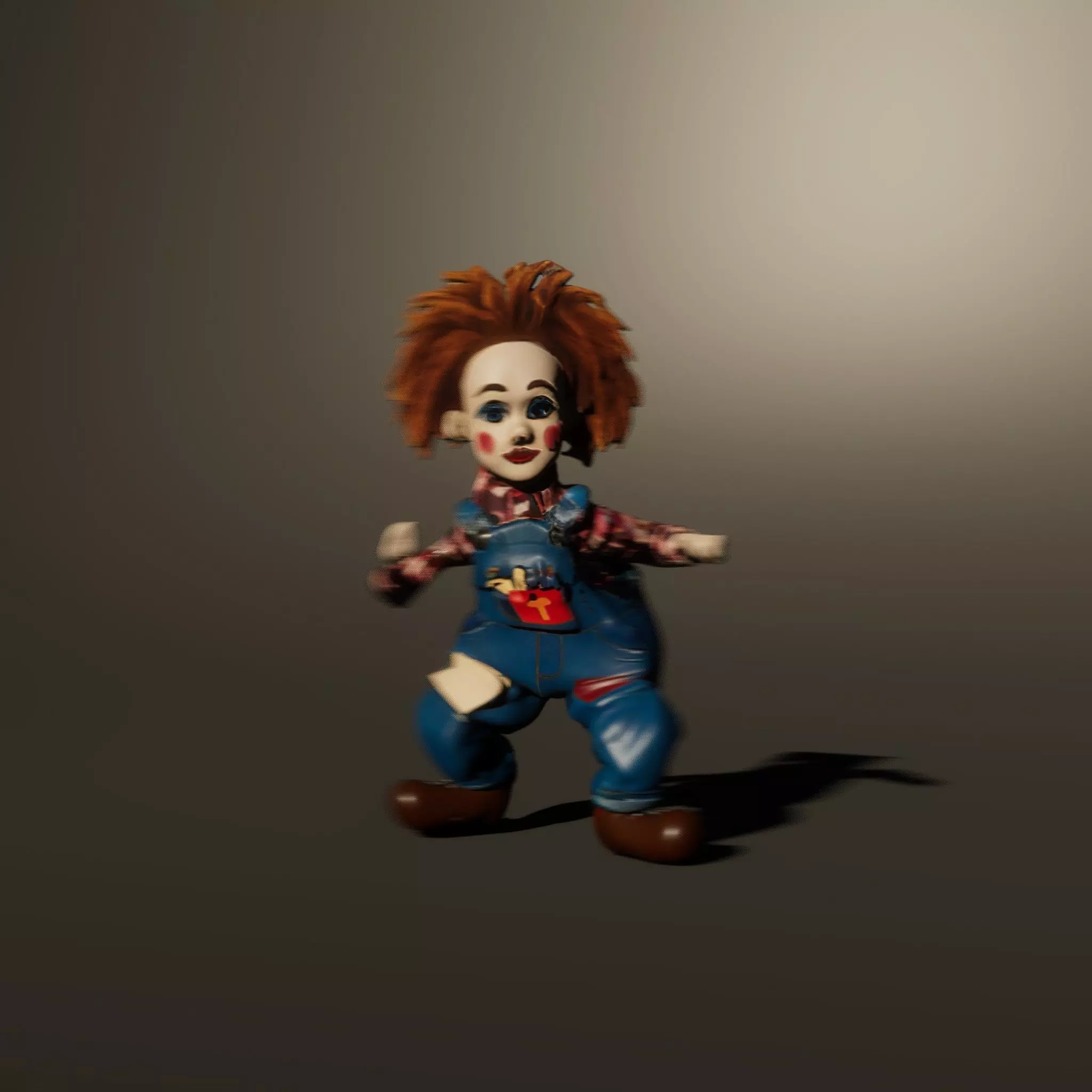 Playful Toy Doll model pack Low-poly 3D model_33