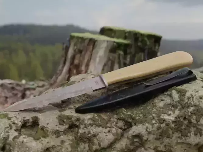 German Trench Knife - Game Ready PBR Historically Accurate