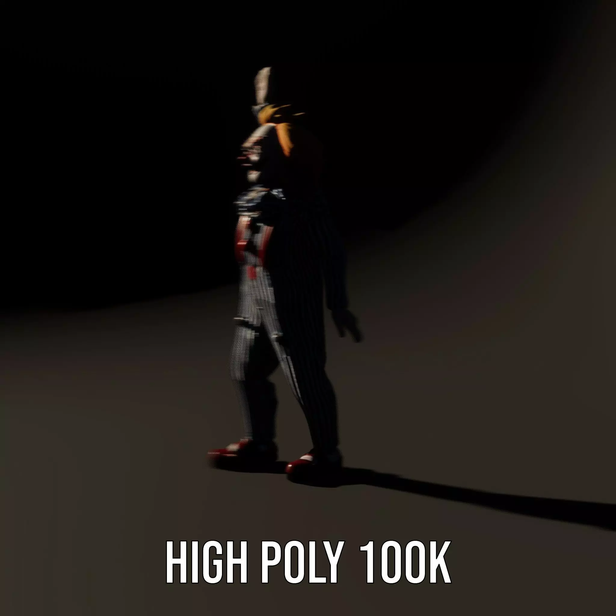 Colorful Clown Costume model pack Low-poly 3D model_10