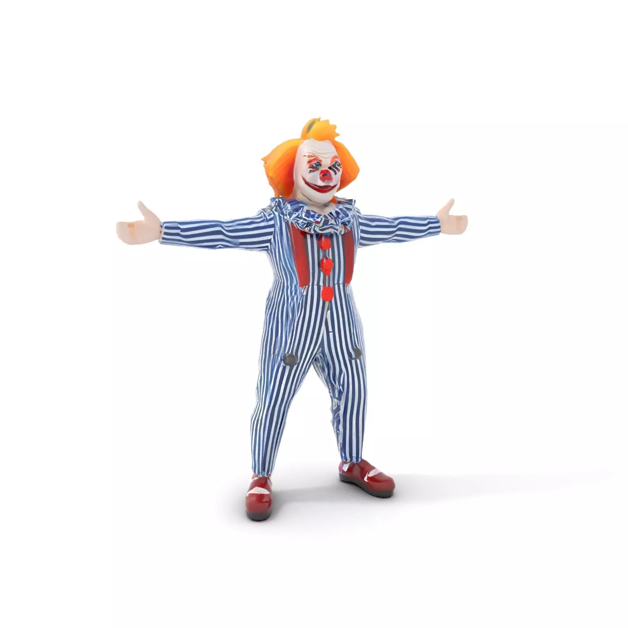 Colorful Clown Costume model pack Low-poly 3D model_16