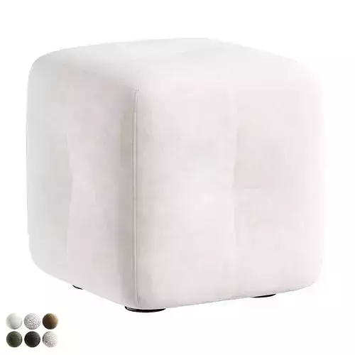 pouf white