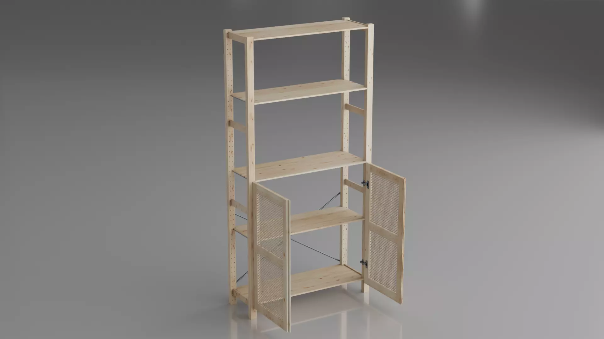 IKEA IVAR Furniture System Collection Low-poly 3D model_22