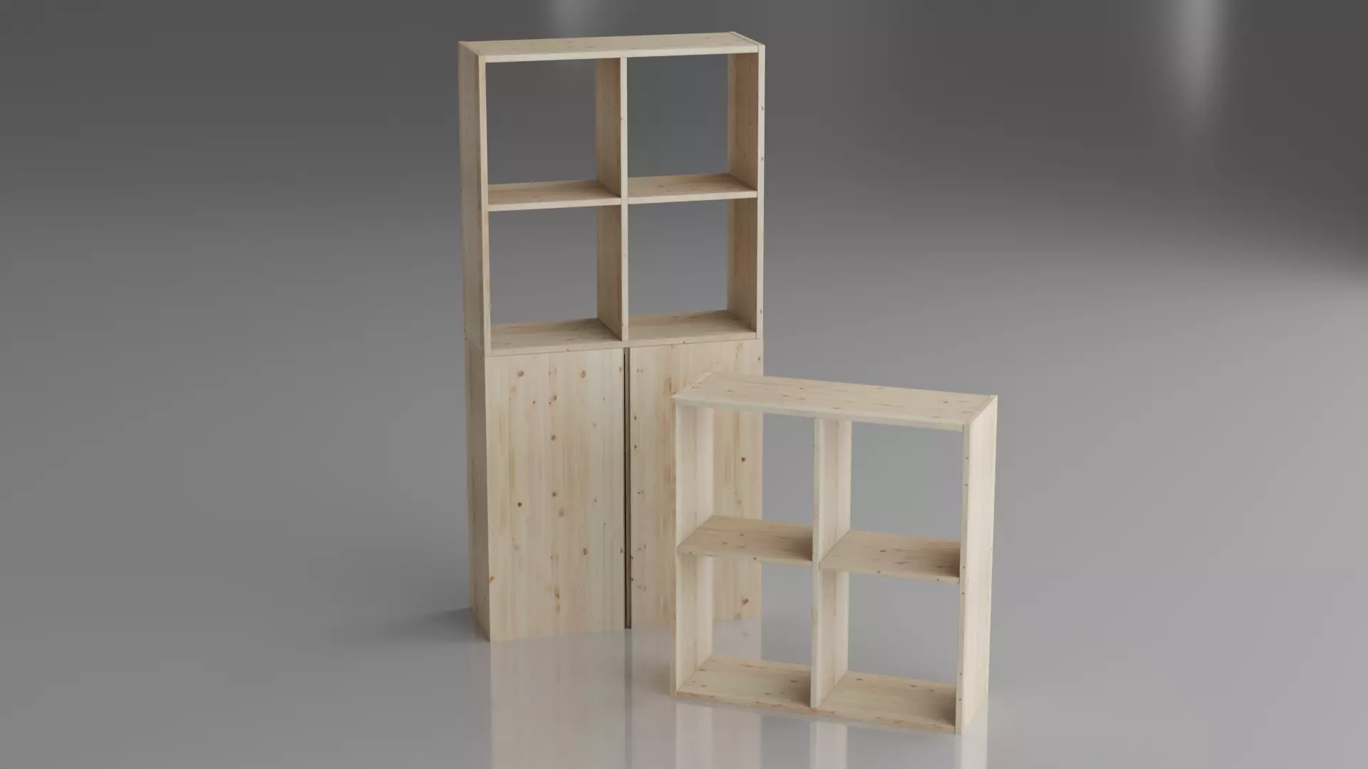 IKEA IVAR Furniture System Collection Low-poly 3D model_27