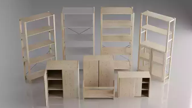 IKEA IVAR Furniture System Collection 16 Models