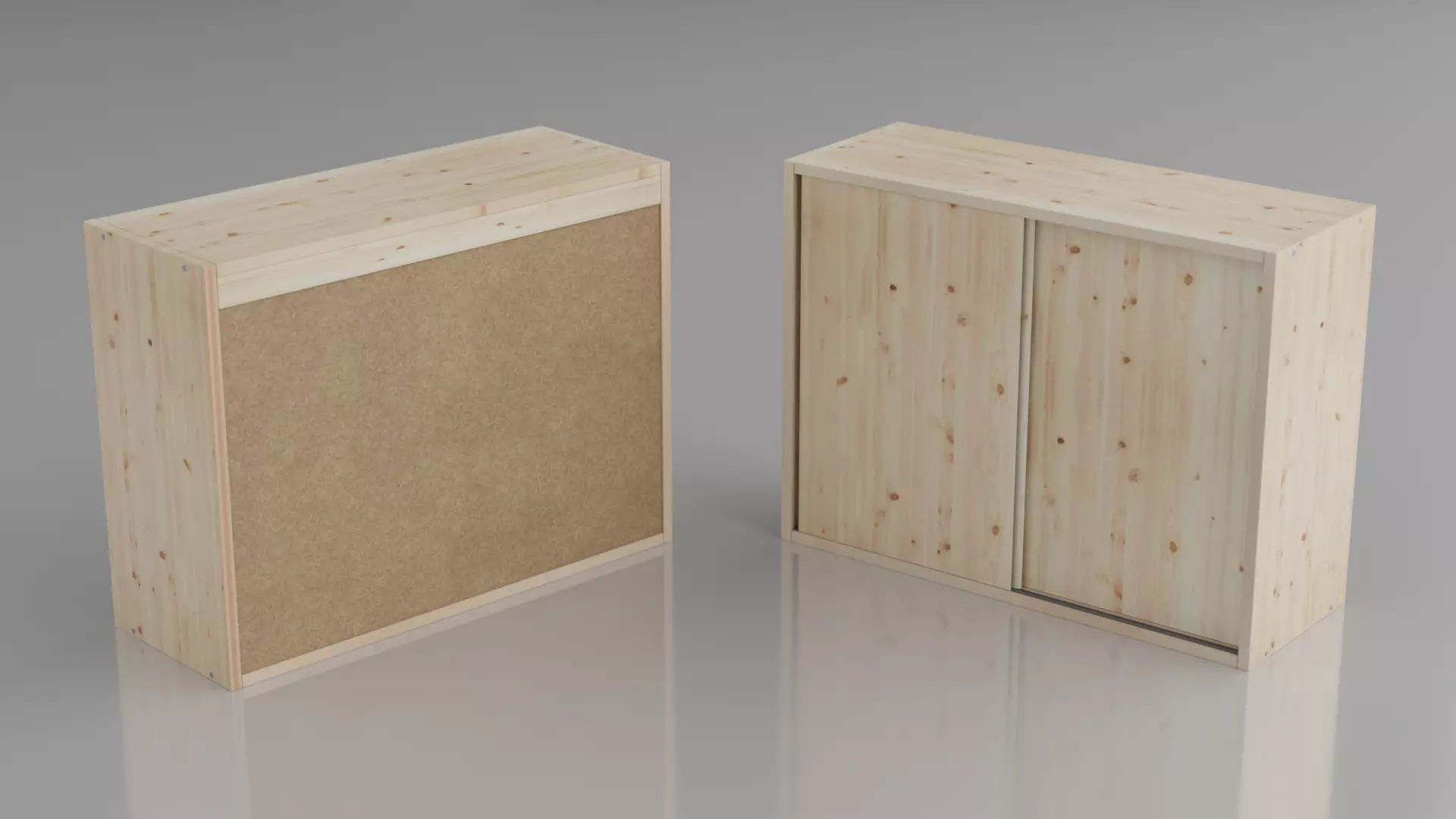 IKEA IVAR Furniture System Collection Low-poly 3D model_14