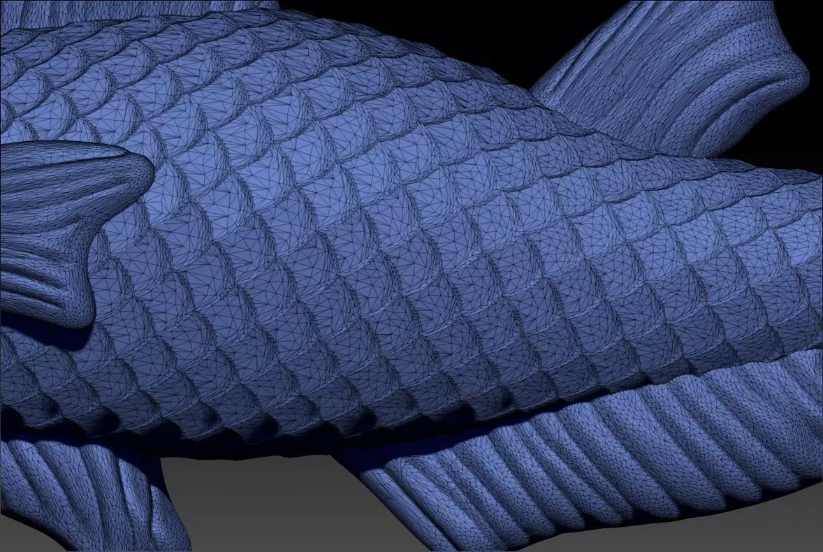 Redfish Pendant 3D Printable Model 3D print model_12