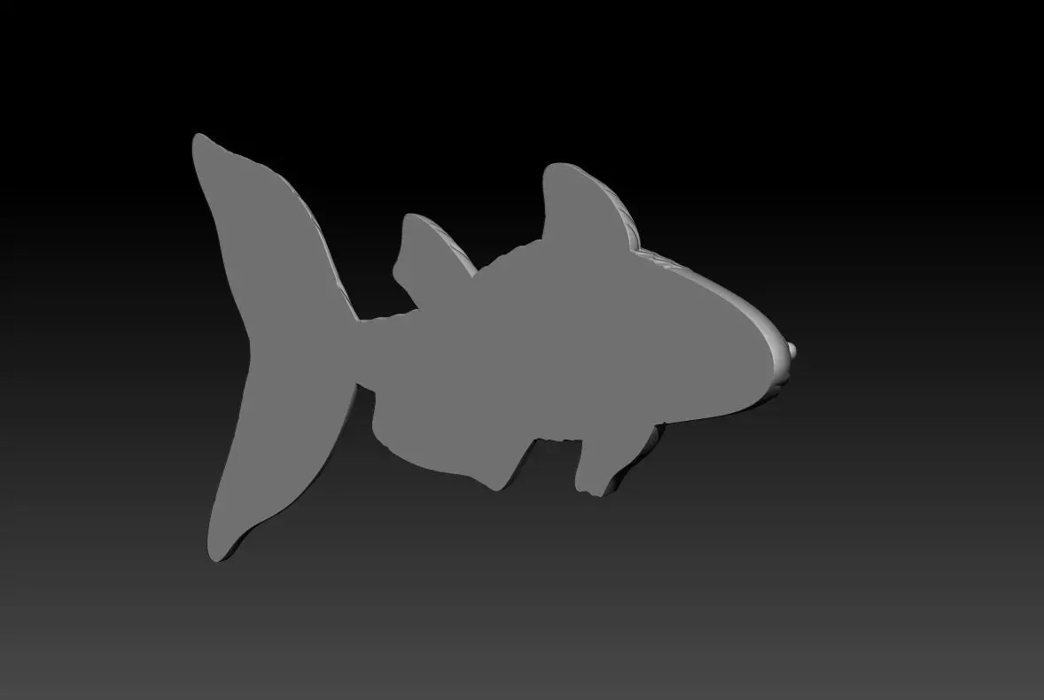 Redfish Pendant 3D Printable Model 3D print model_9