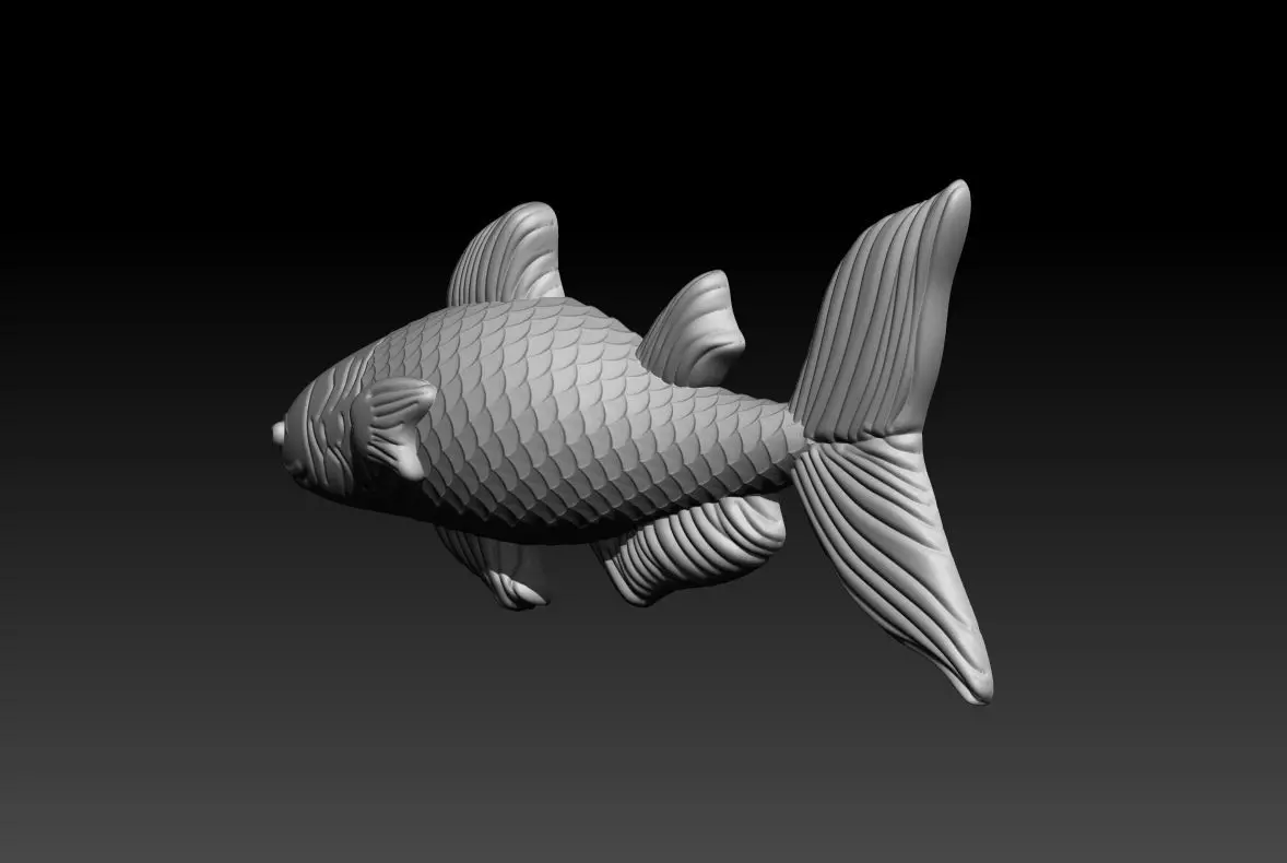 Redfish Pendant 3D Printable Model 3D print model_5