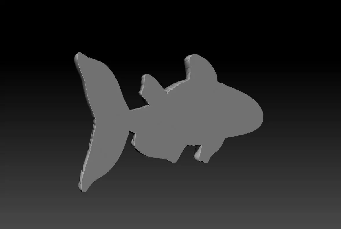 Redfish Pendant 3D Printable Model 3D print model_7