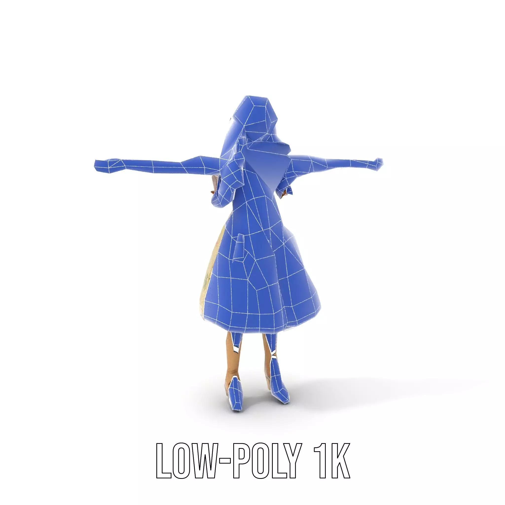 Vintage Porcelain Doll model pack Low-poly 3D model_16