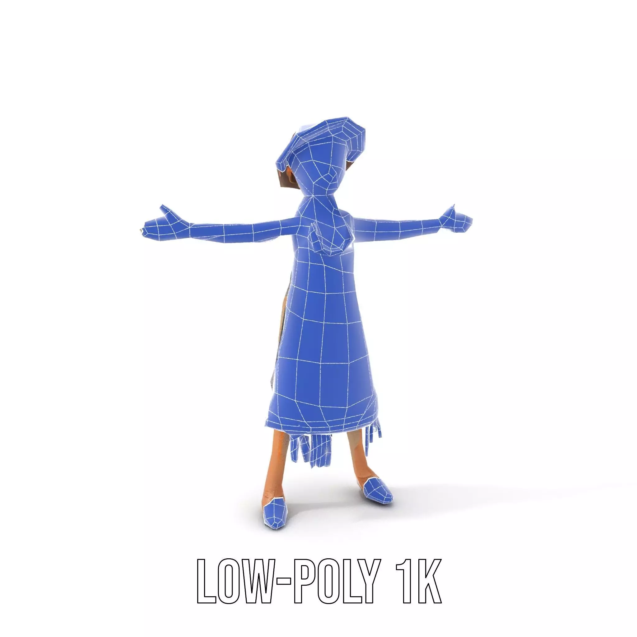Patchwork Fashion Doll model pack Low-poly 3D model_19