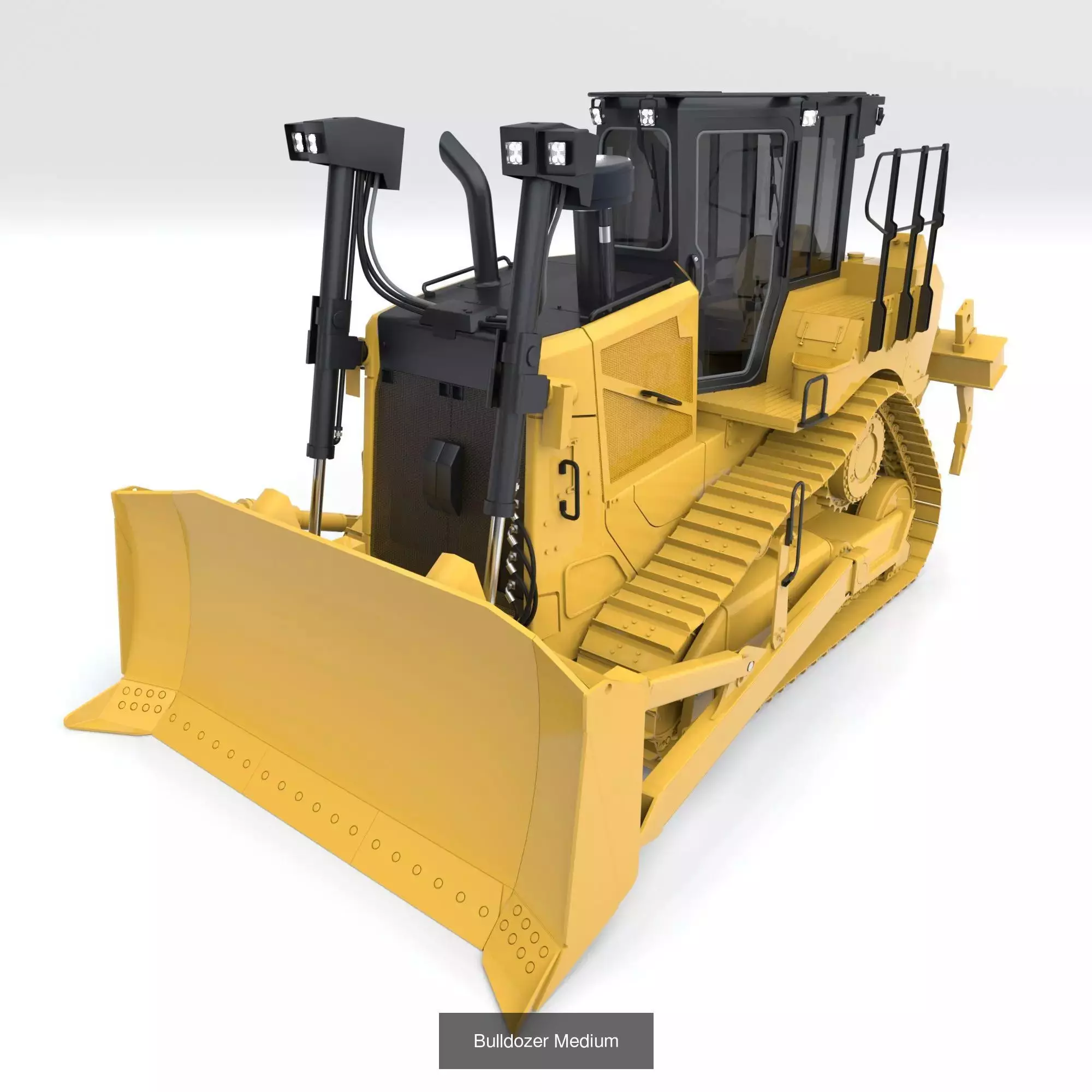 Bulldozer Series 3D Model Collection_2