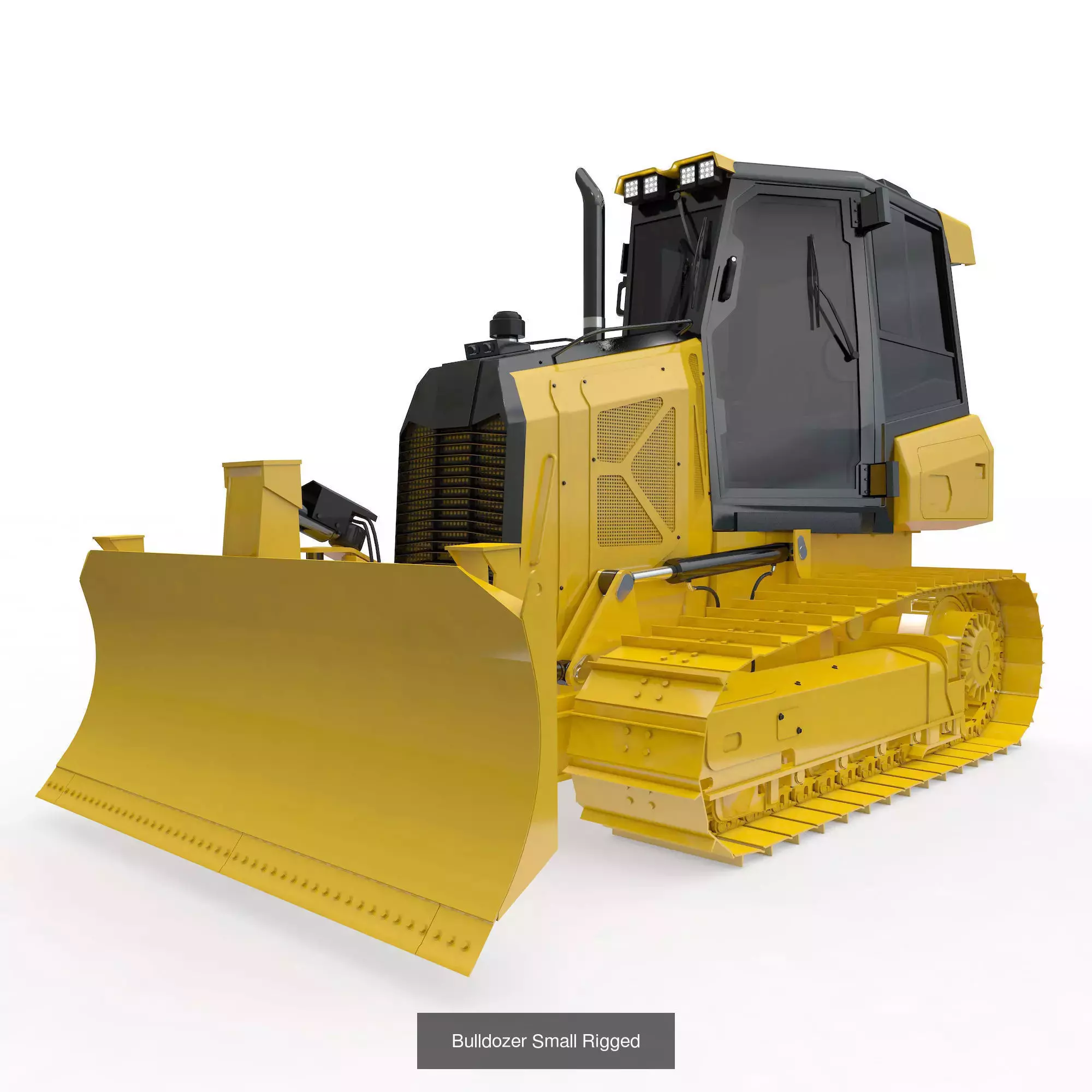 Bulldozer Series 3D Model Collection_1