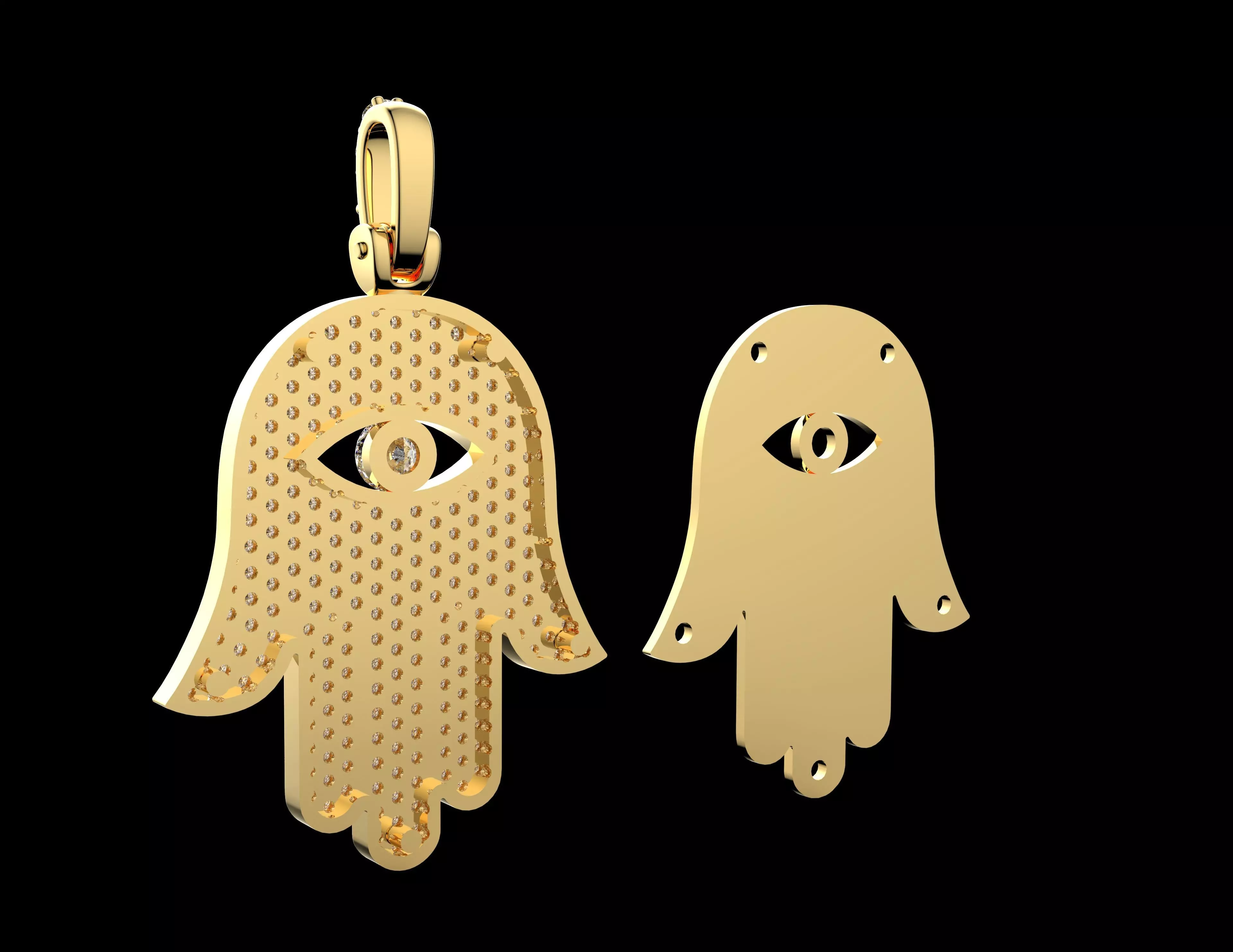 Gold N1532 3D print model_4