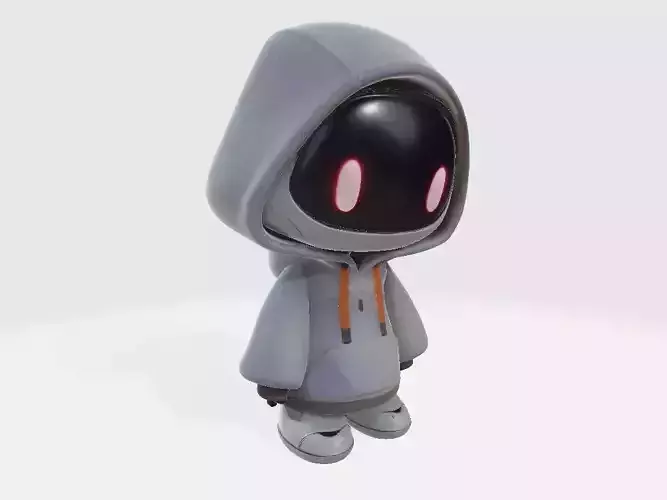 Kid With Robot Model 01