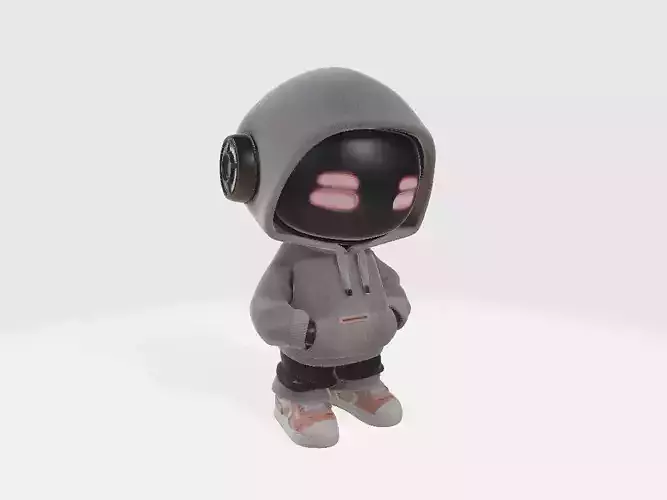 Kid With Robot Model 02