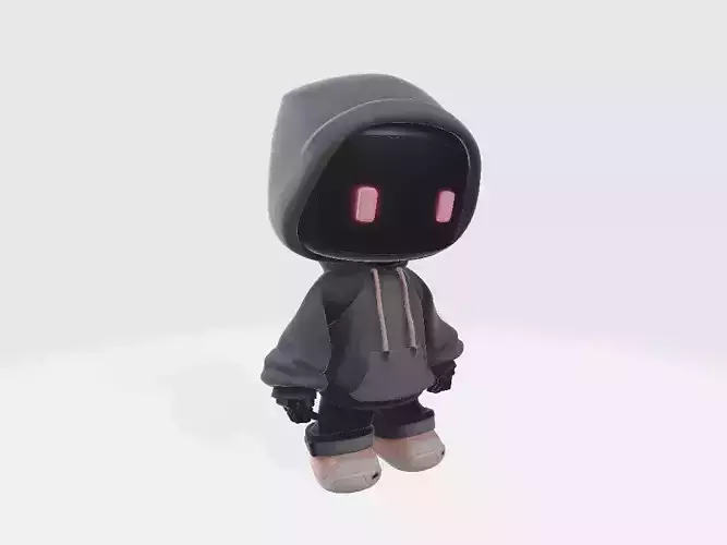 Kid With Robot Model 03