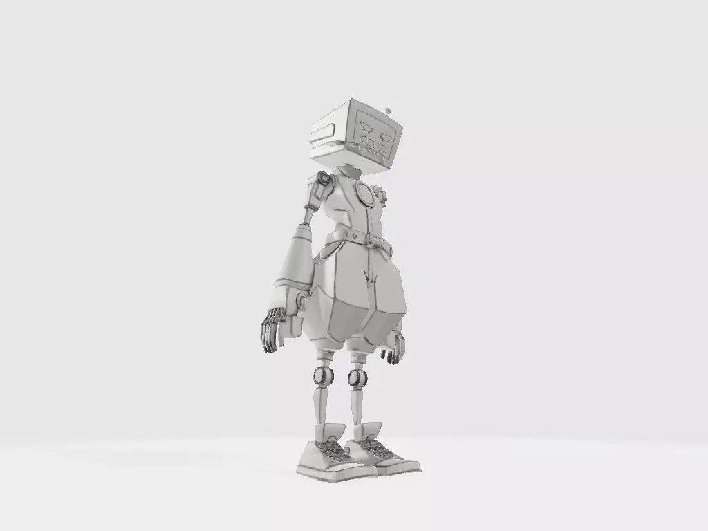 Robot Baldr 3D print model_4