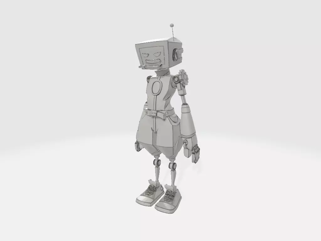 Robot Baldr 3D print model_1