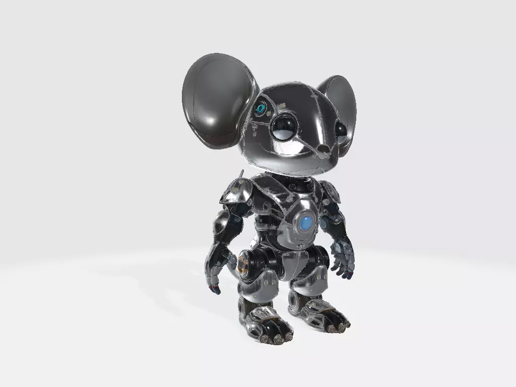 Robot Mouse 3D print model_0