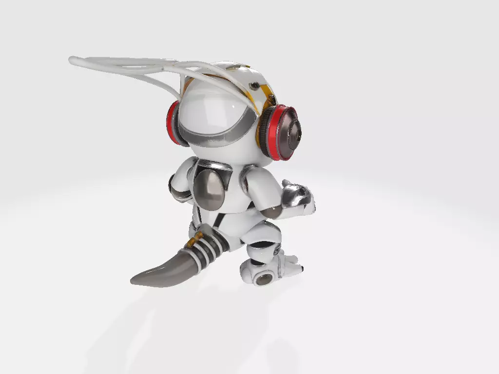 Robot Monkey 3D print model_3