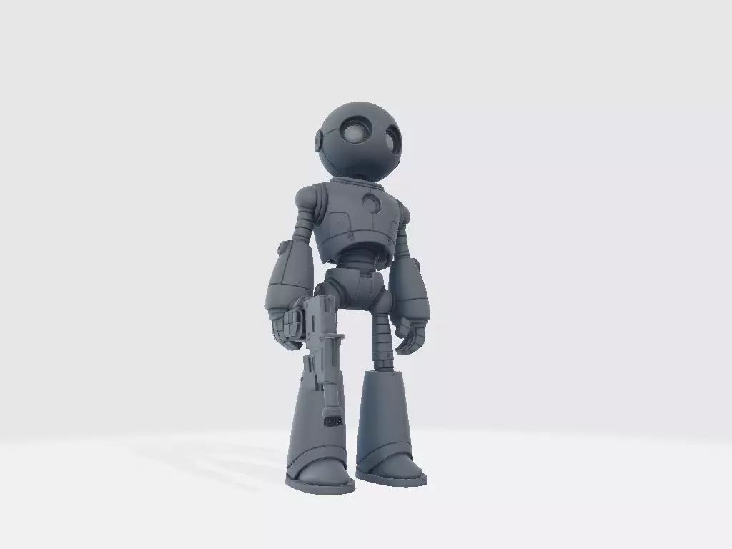 Robot ZeroX 3D print model_4