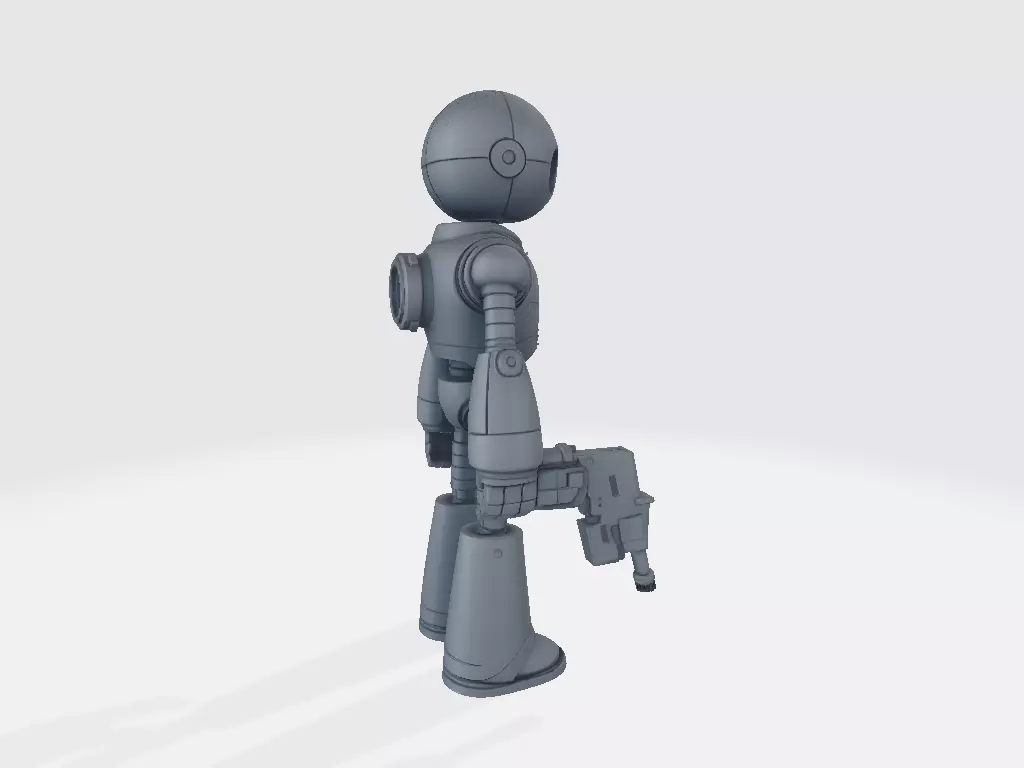 Robot ZeroX 3D print model_3