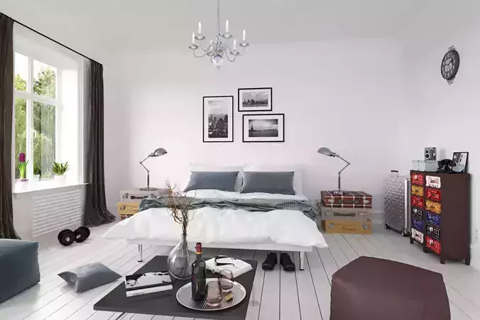 Scene 05 Archinteriors for c4d vol 30