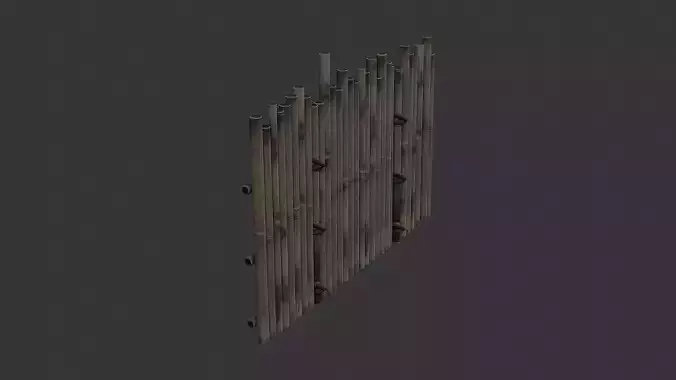 Bamboo Fence Panel Outdoor Decor