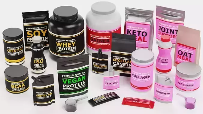Sport Supplements - Complete Packaging Concept Collection