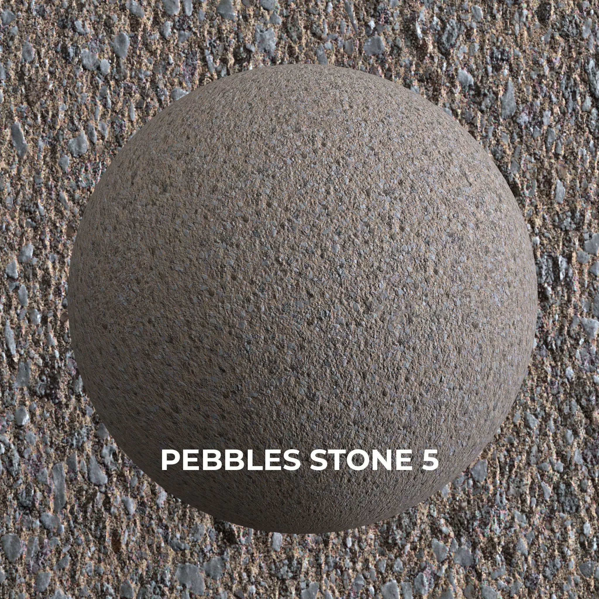 PEBBLES STONE PACK 10 PBR TEXTURES 8K 4K Texture_7