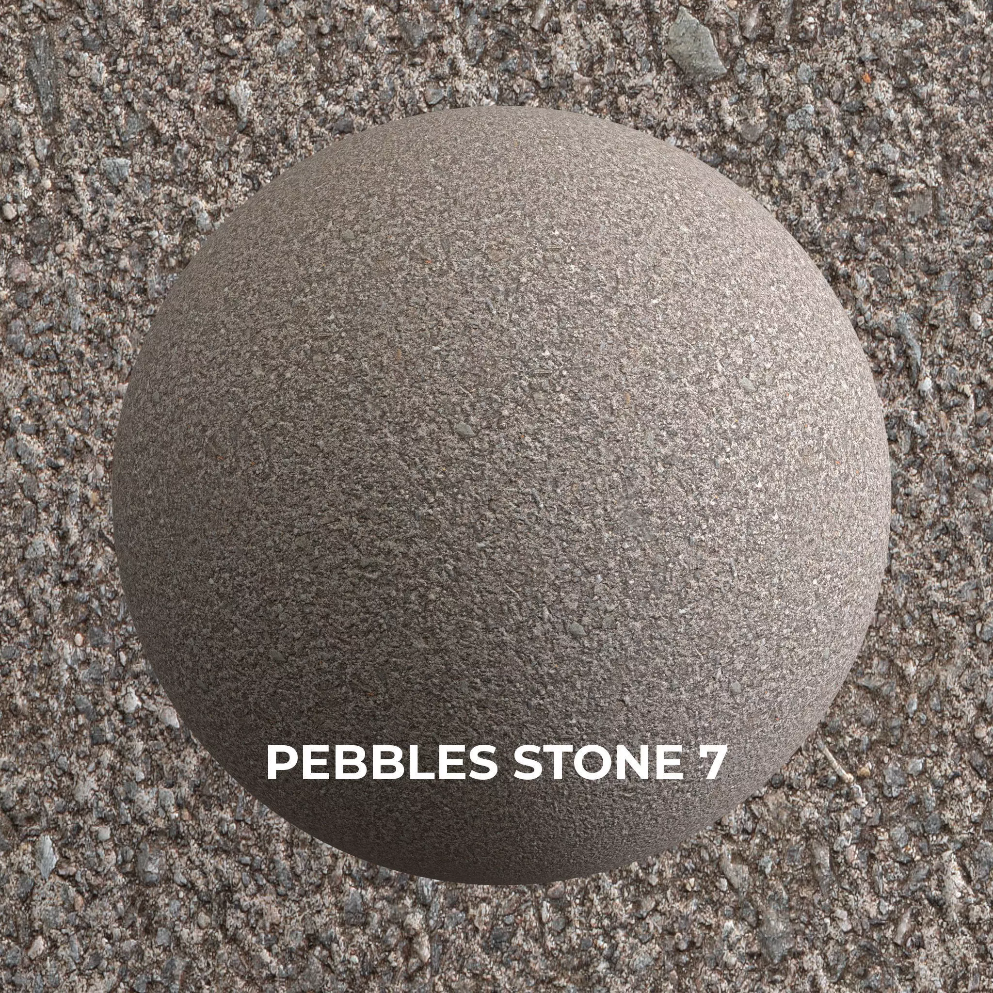 PEBBLES STONE PACK 10 PBR TEXTURES 8K 4K Texture_9