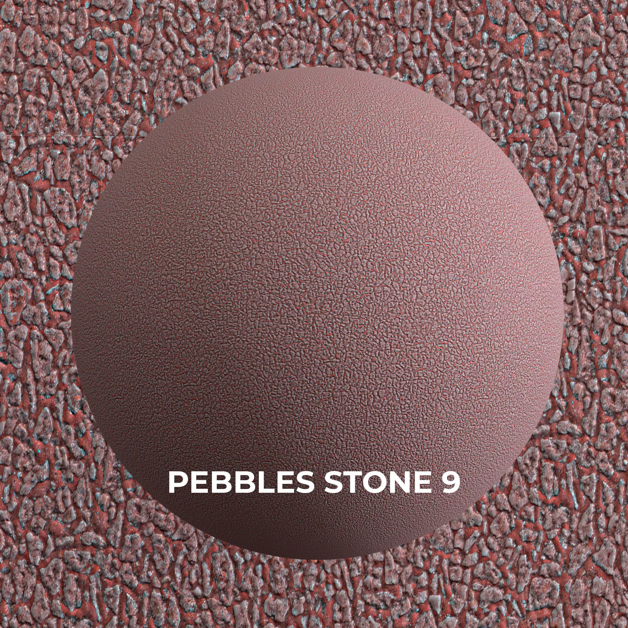 PEBBLES STONE PACK 10 PBR TEXTURES 8K 4K Texture_11