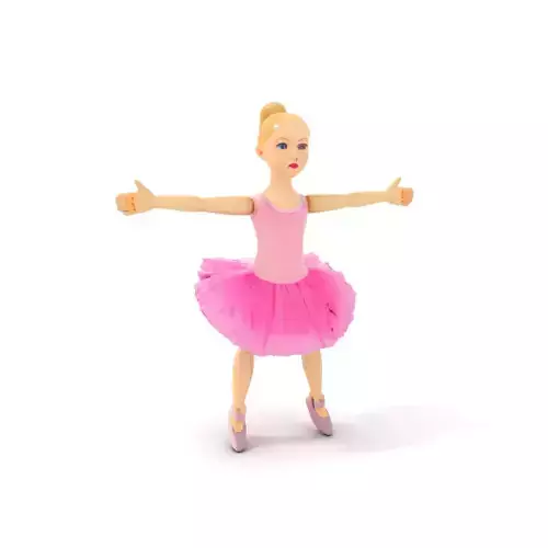 Graceful Ballerina model pack Low-poly 3D model Graceful Ballerina model pack Low-poly 3D model