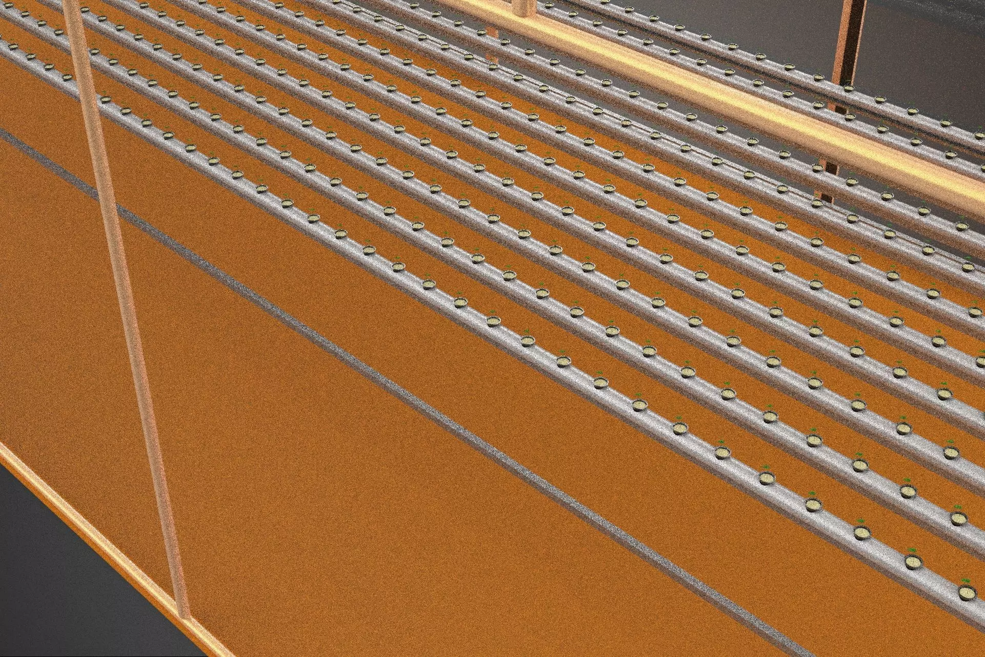 INDOOR SOLAR PANEL HYDROPONIC GREENHOUSE GLASSHOUSE FARM GARDEN 3D model_26