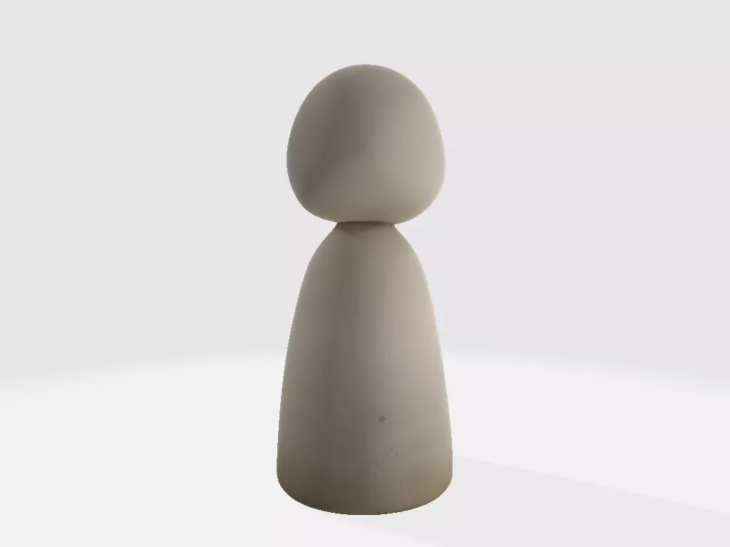 Little White Girl Model 08 3D print model_2