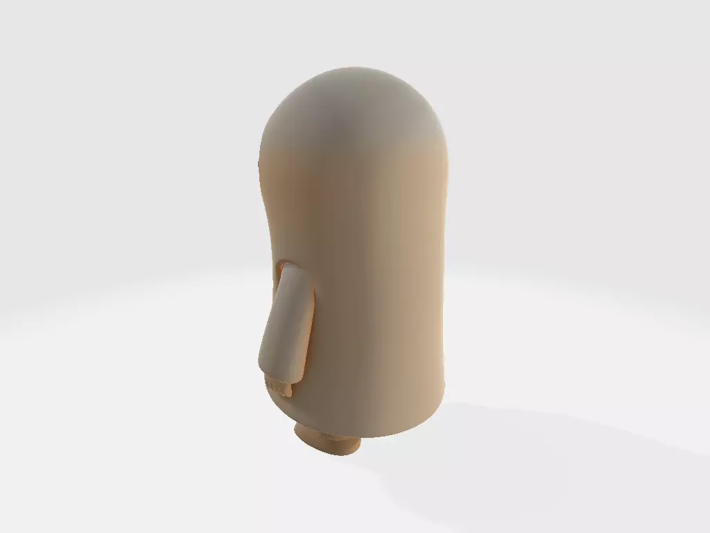 Little White Girl Model 05 3D print model_2