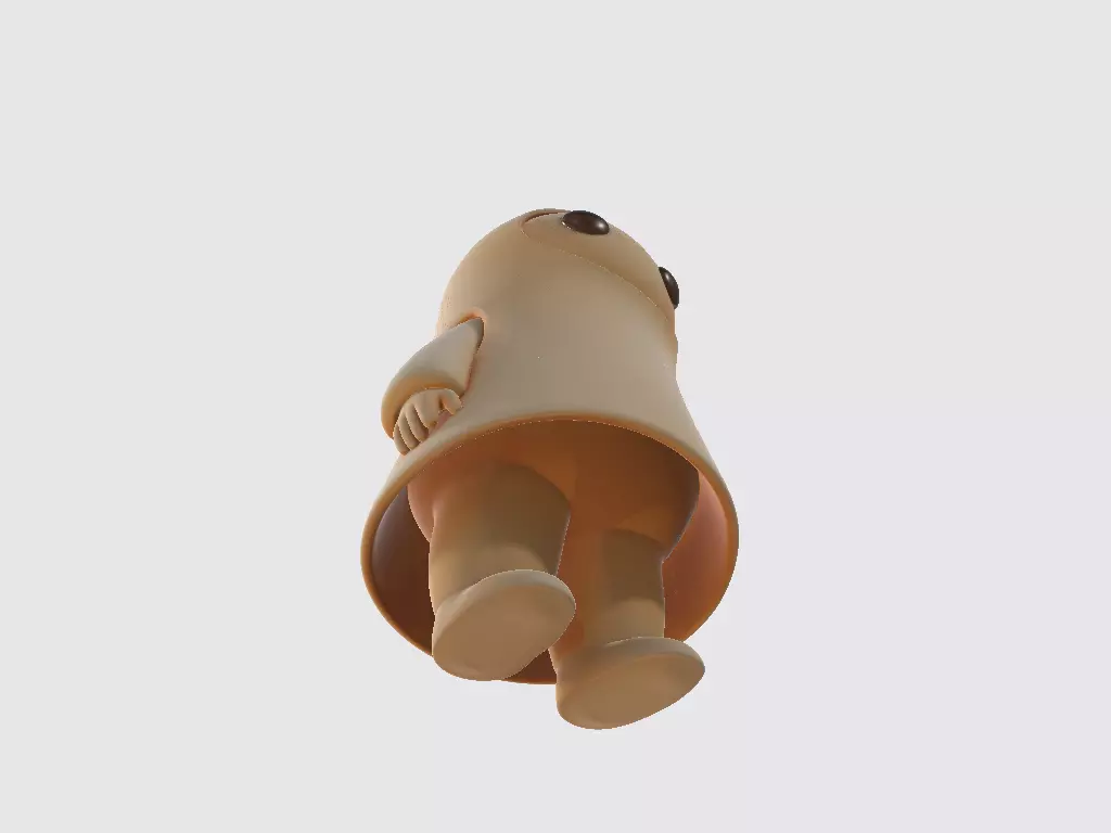 Little White Girl Model 05 3D print model_4