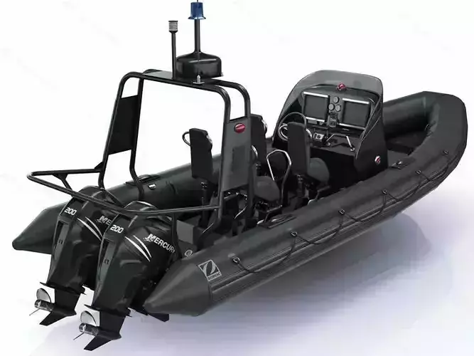 High-Performance Inflatable Boat Military-Grade Vessel Outboards
