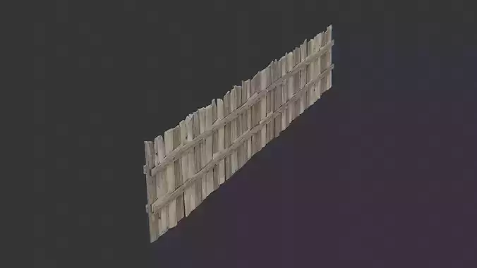 Wood Fence Planks Panel for Exterior Scenes