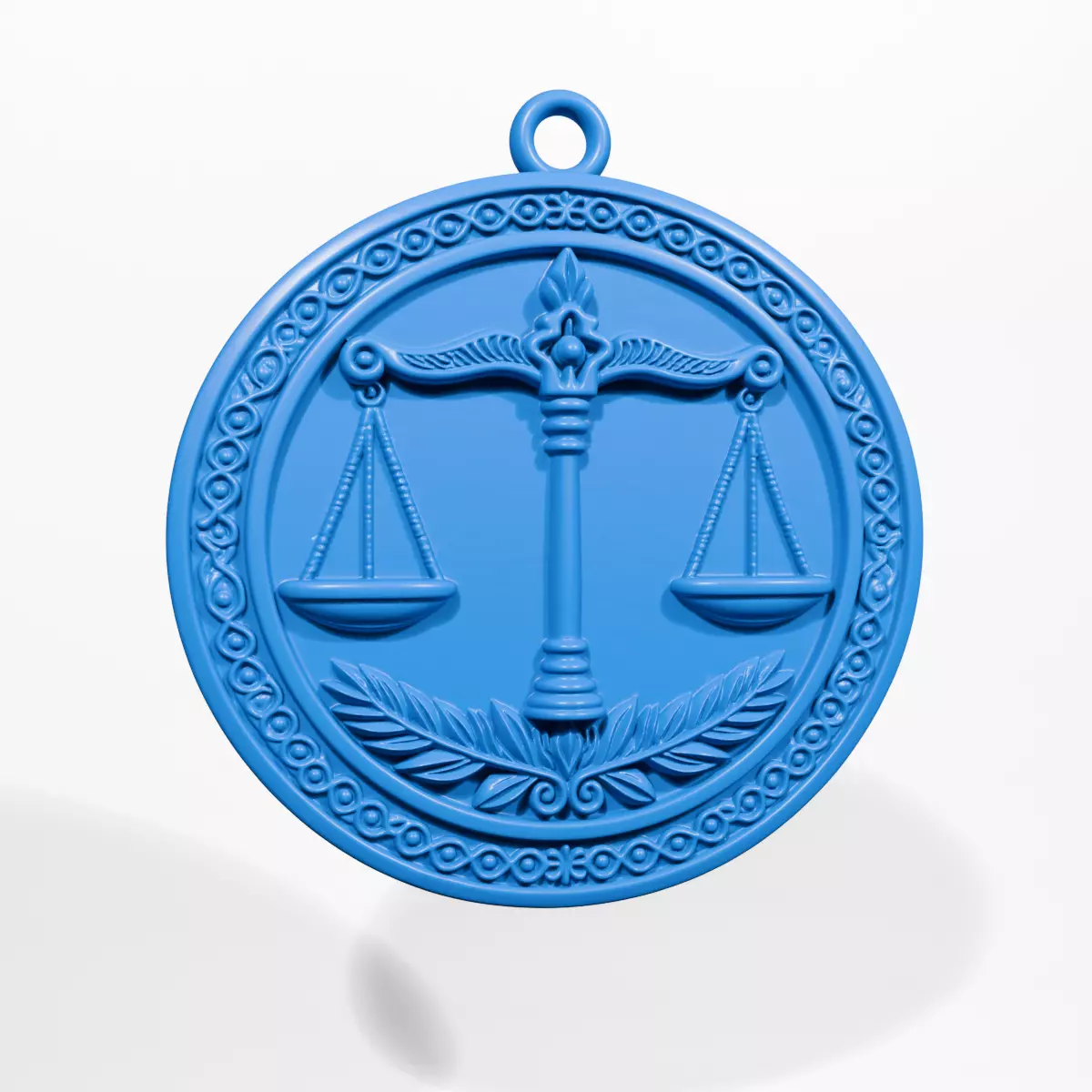 Gemini and Libra Pendants 3D print model_7
