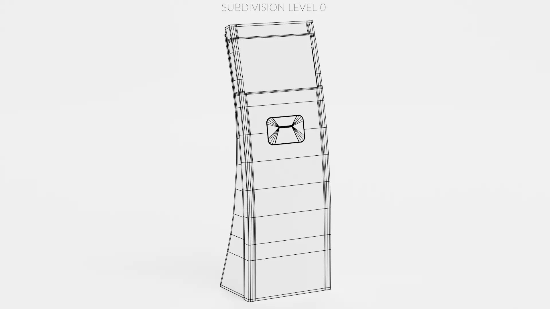 Ticket Terminal Low-poly 3D model_8