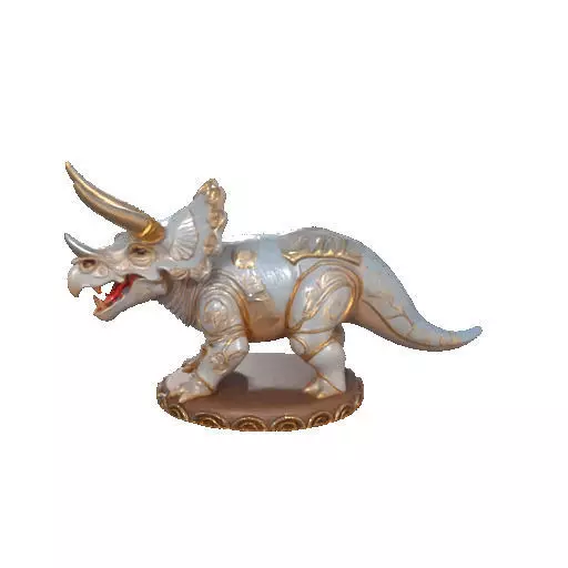 2655 Gothic Roaring Triceratops Dinosaur 3D Model Halloween 3D print model_29