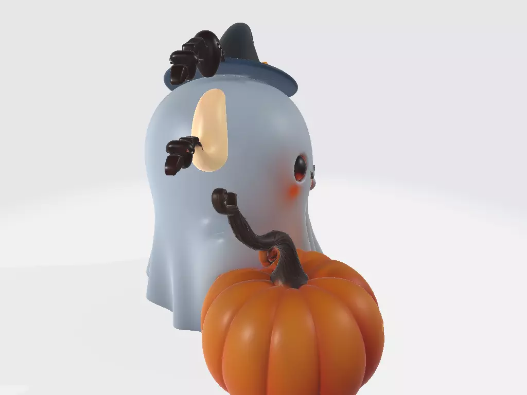 Ghost Model 02 3D print model_3